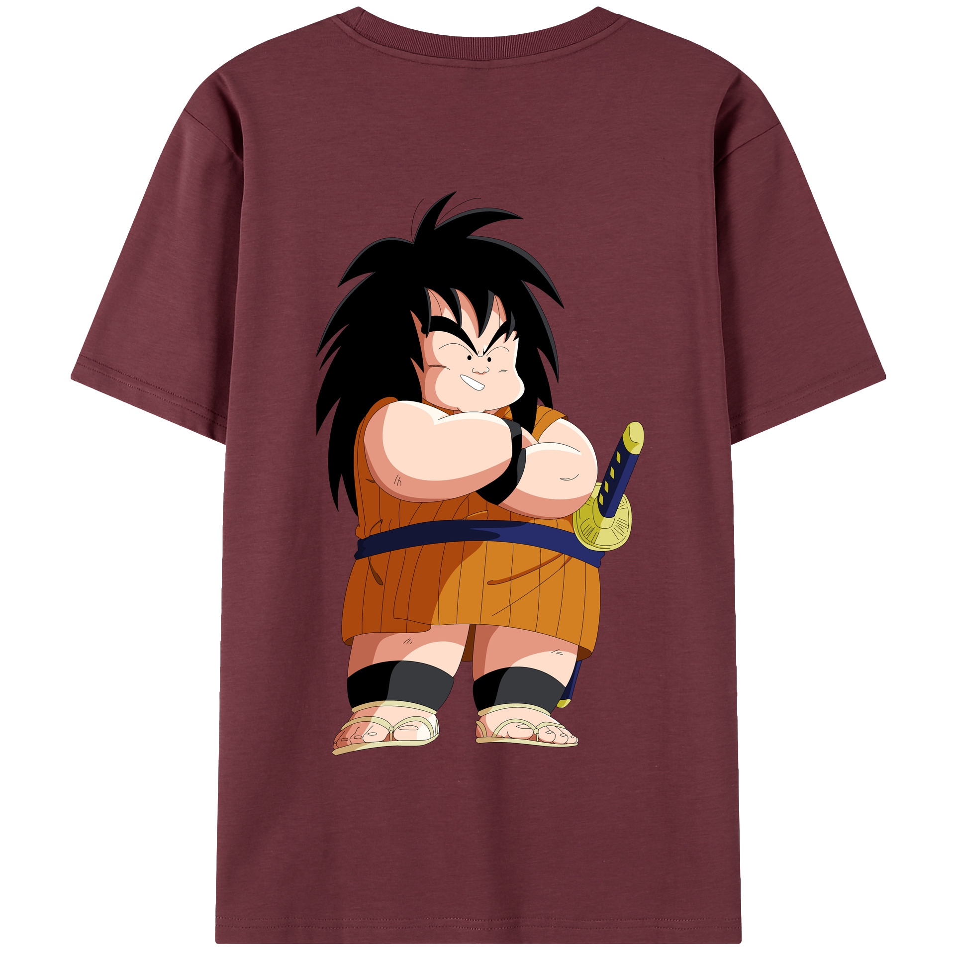 （画像用） ドラゴンボール やじろべえ DRAGON BALL Yajirobe 綿100％半袖Tシャツ（背面プリント）